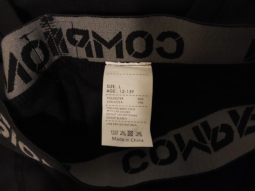 2 E Pro Compression Black & Gray Boy's Thermal Sets / Size L / NWOT