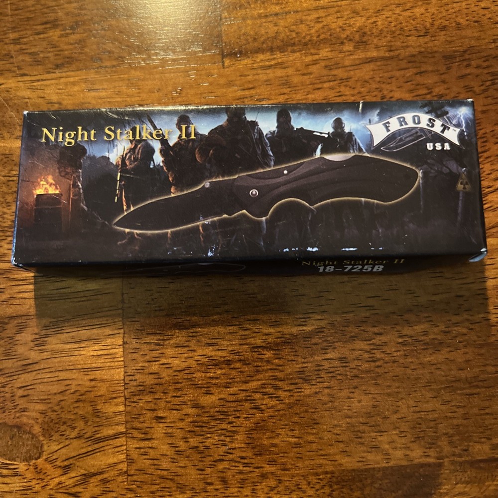 Night Stalker 2 Folding Blade Pocket Knife Plastic Handle