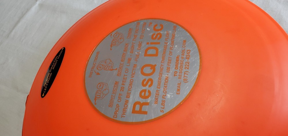 ResQ Disc Water Emergency Throwable Float, Without Bag