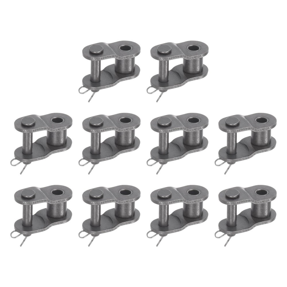 10pcs #40 Chain Offset Half Link Roller 1/2" Pitch Carbon Steel for 08A Chain