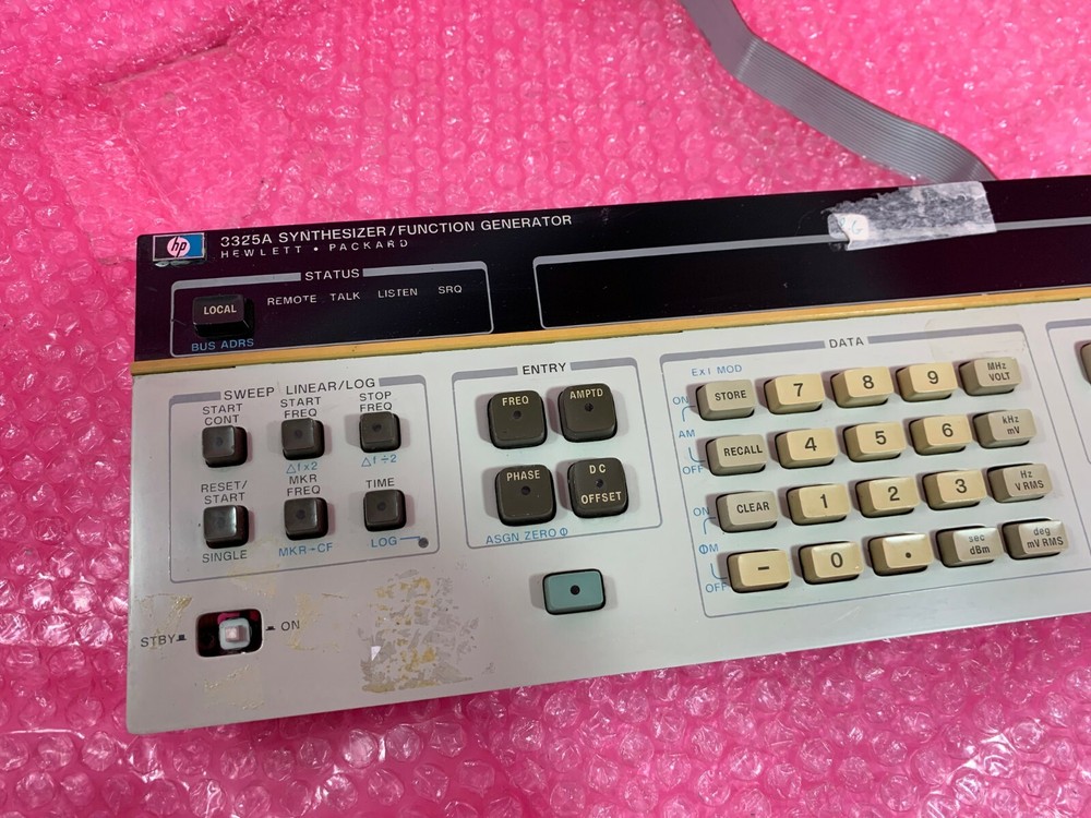 Agilent Keysight HP 3325A Function Generator "Panel + Buttons" + 03325-66505