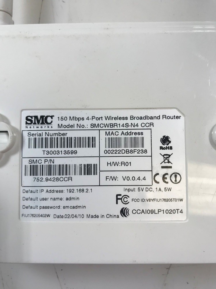 SMC Router SMCWBR14S-N4