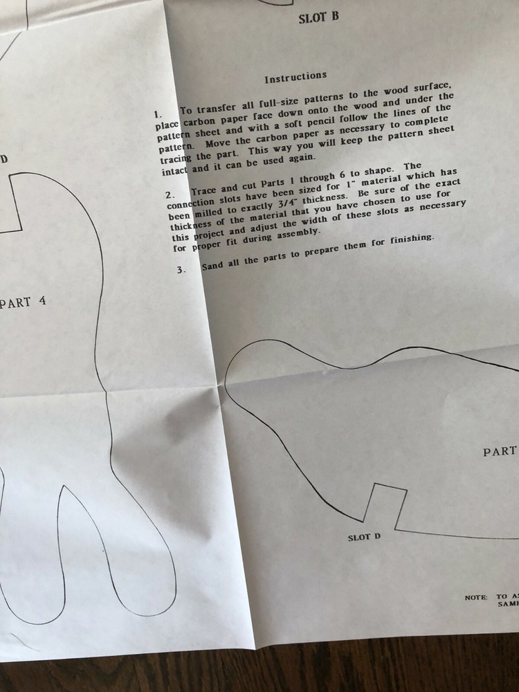 U-Bild Woodworking Project Instructions Pattern Pull-Apart Reindeer Plan No 819