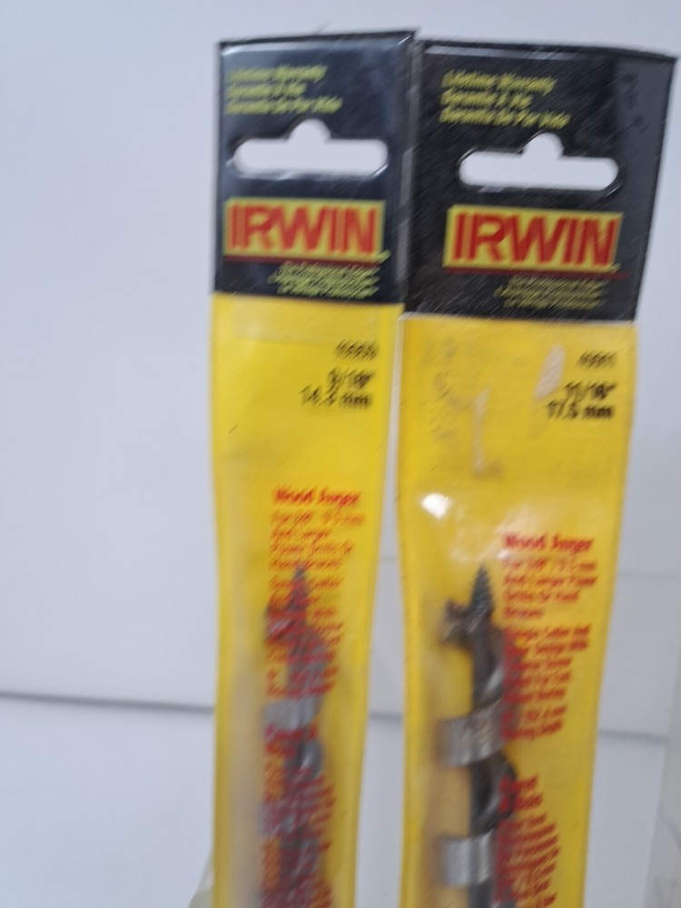 Assorted Irwin Auger Bit Lot 4ea.