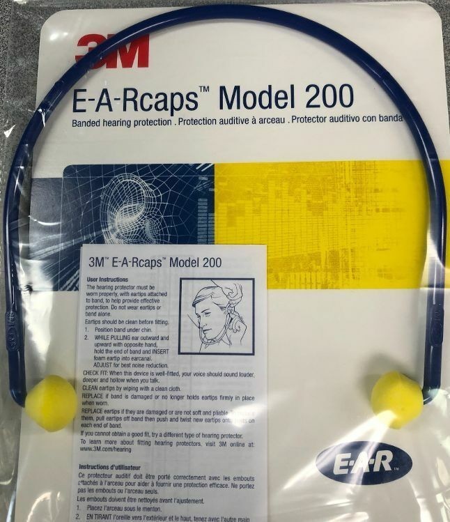 3M E-A-R Caps Model 200 Hearing Protector EARCAPS 17dB 321-2101 Ear Plug