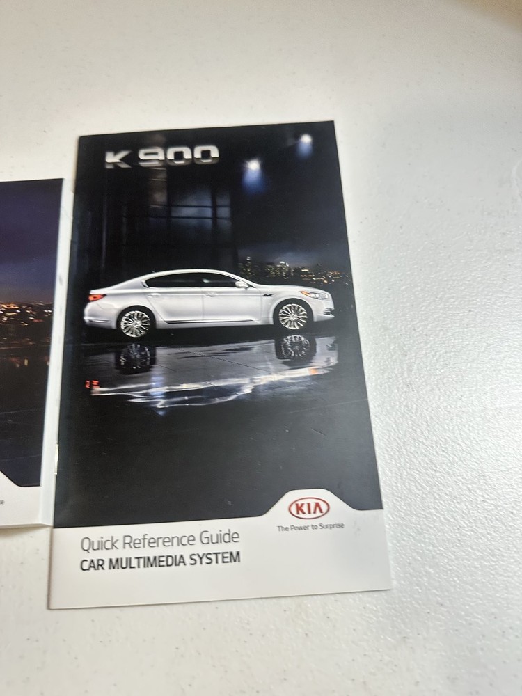 2009 Kia K900 Owner's Manual Set