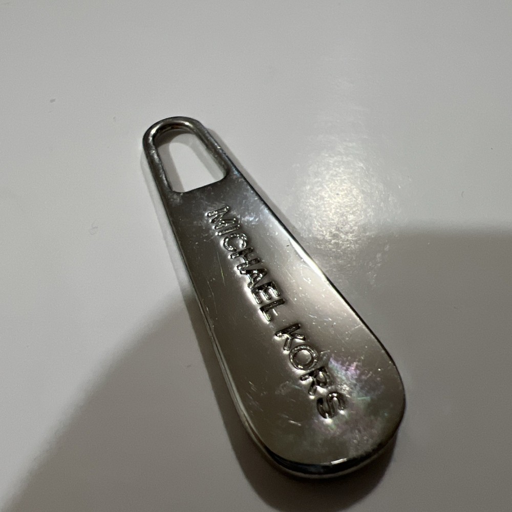 MICHAEL KORS Replacement Silver Tone Zipper Pull Hardware