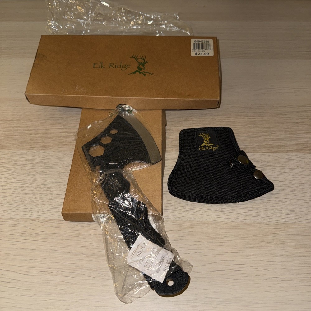Elk Ridge ER-272 Custom Design Hatchet Felling Axe Paracord Handle