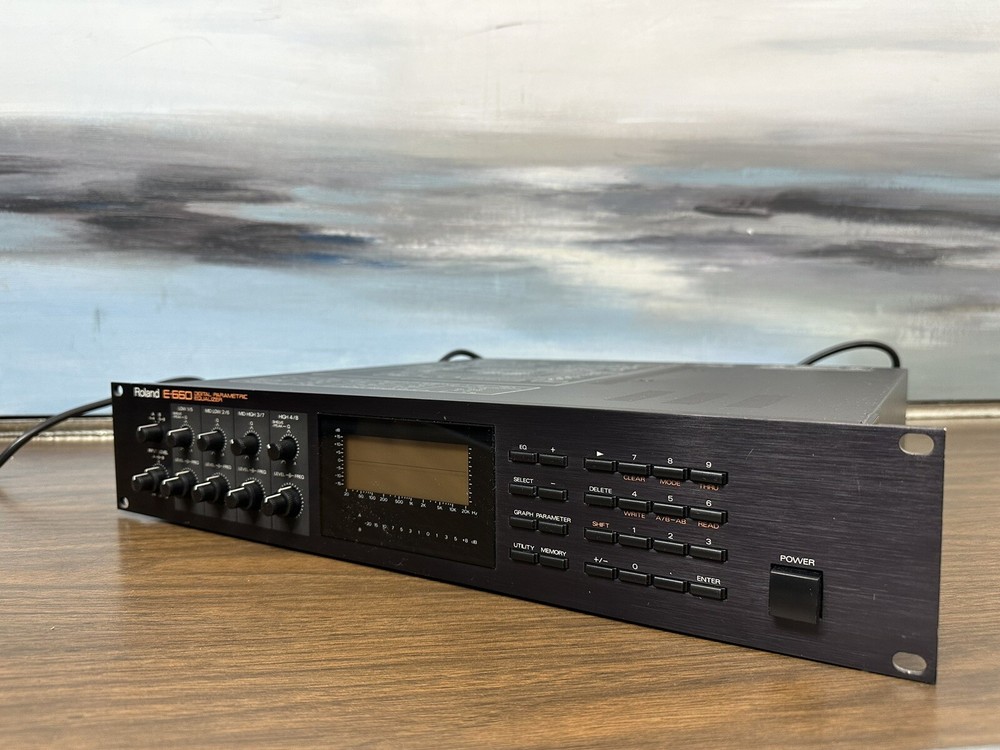 DEFECTIVE Roland E660 Digital Parametric Equalizer Eq Vintage Rack G3D