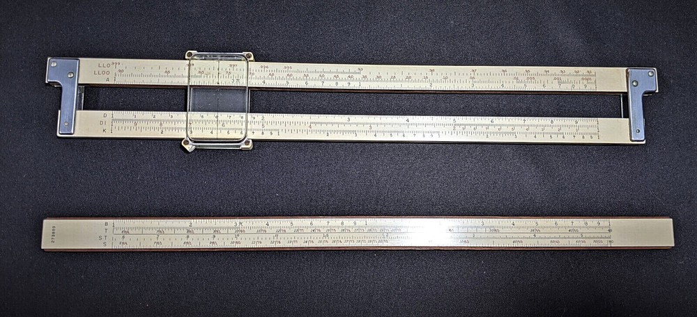 Keuffel & Esser Slide Ruler 4081-3 With Leather Case