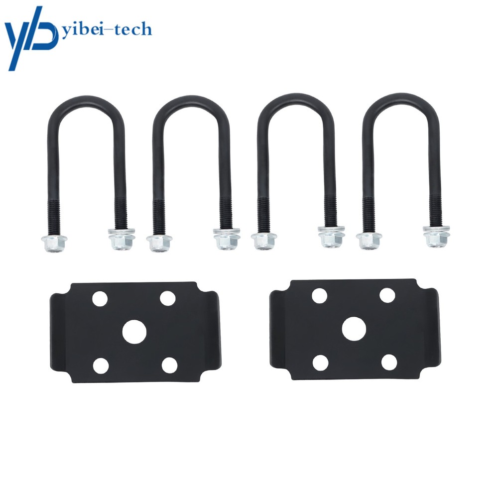 2000lbs Trailer Axle 5 lug-4.5" 61" Hub Face 46" Spring Center with U Bolt Kit