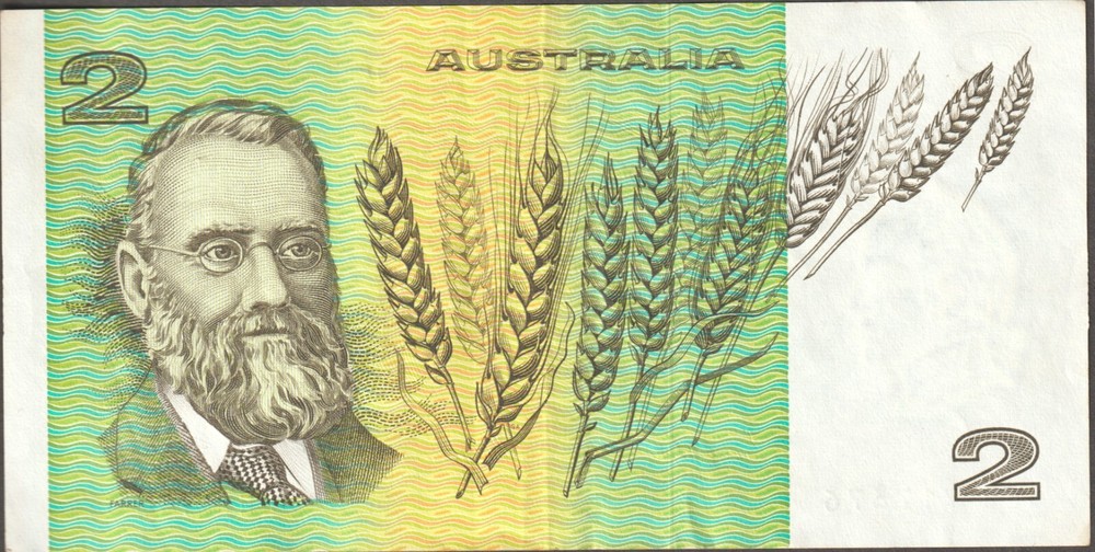 AUSTRALIA $2 JOHNSTON & FRASER