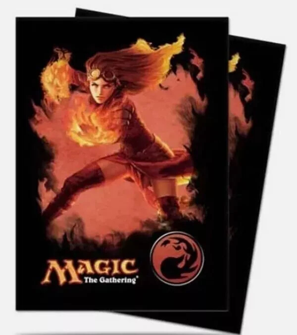 MAGIC THE GATHERING: Chandra Mana 4 Deck Box, Sleeves & Playmat set