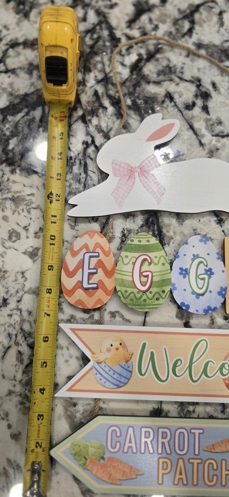 Wooden Easter Sign, Hanging