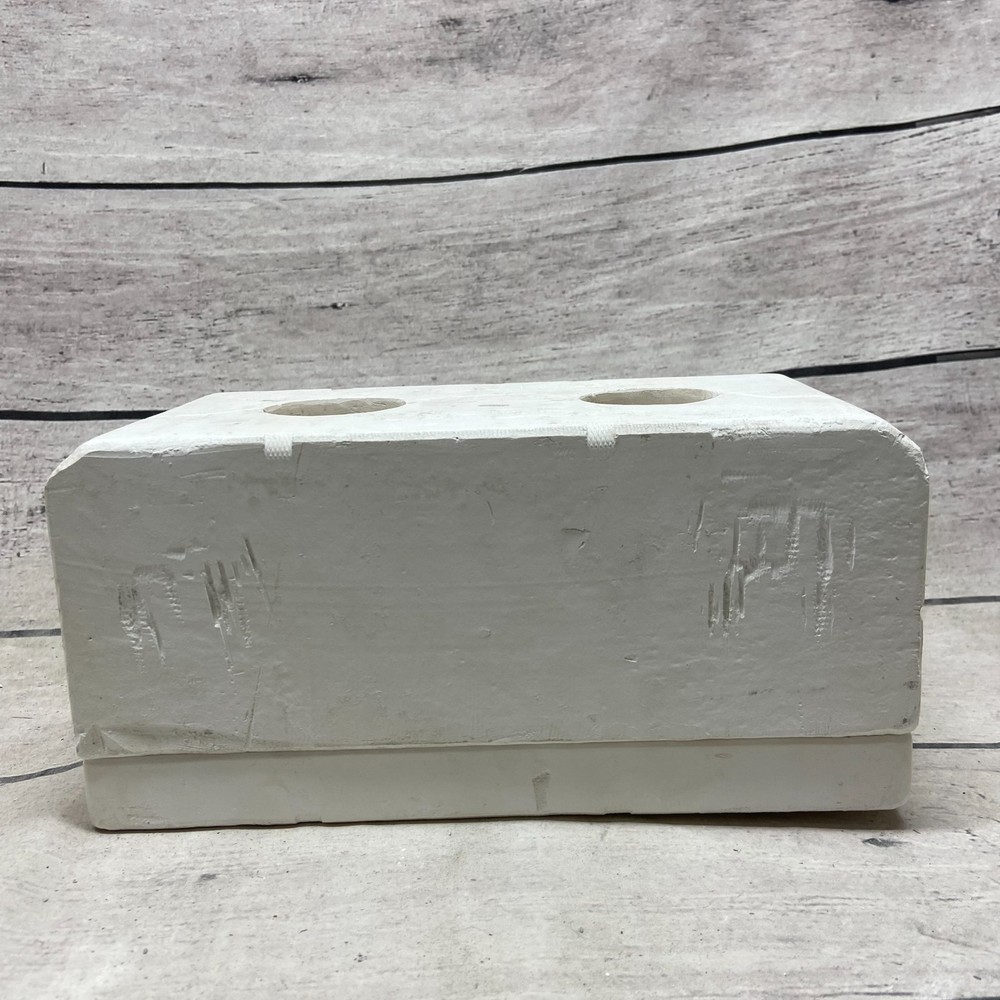 2002 Cardinal Designs Ceramic Casting Mold 2 Small Pillar Votives #CD-522