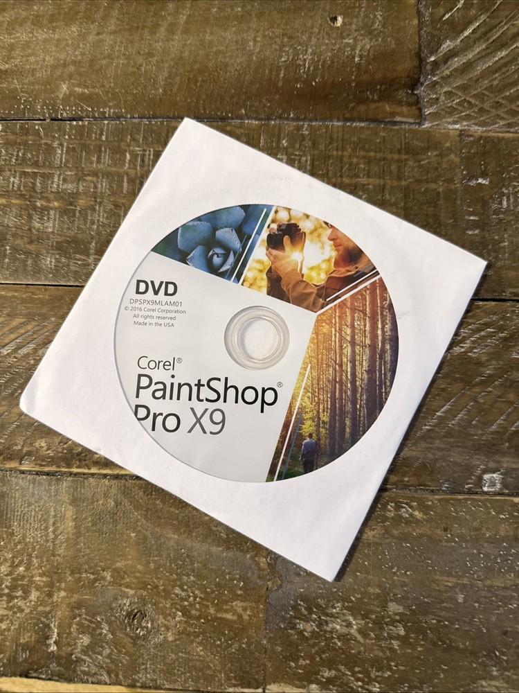 Corel PaintShop Pro X9 PC Cd Rom
