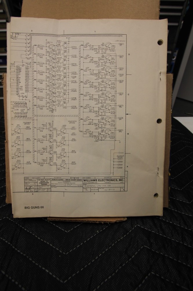 Big Guns Pinball Manual - Williams