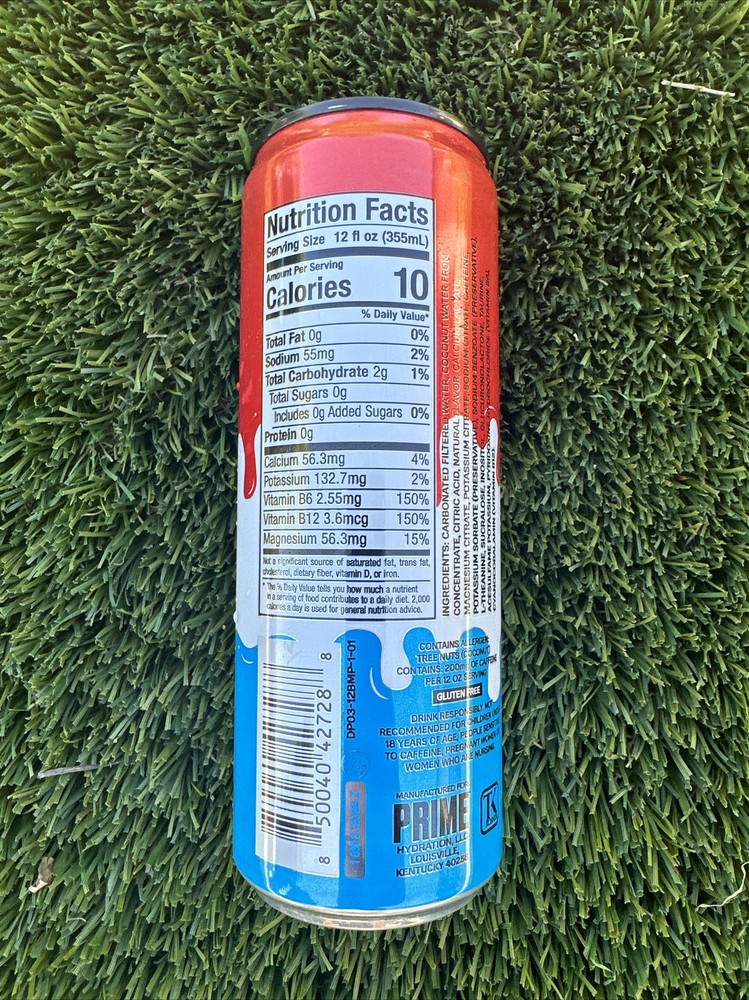 1x PRIME Energy Can - Ice Pop Flavour