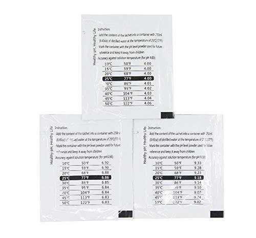 DuvinDD 18 Pack pH Calibration Powder – 4.00 6.86 9.18 Buffer Solution Set