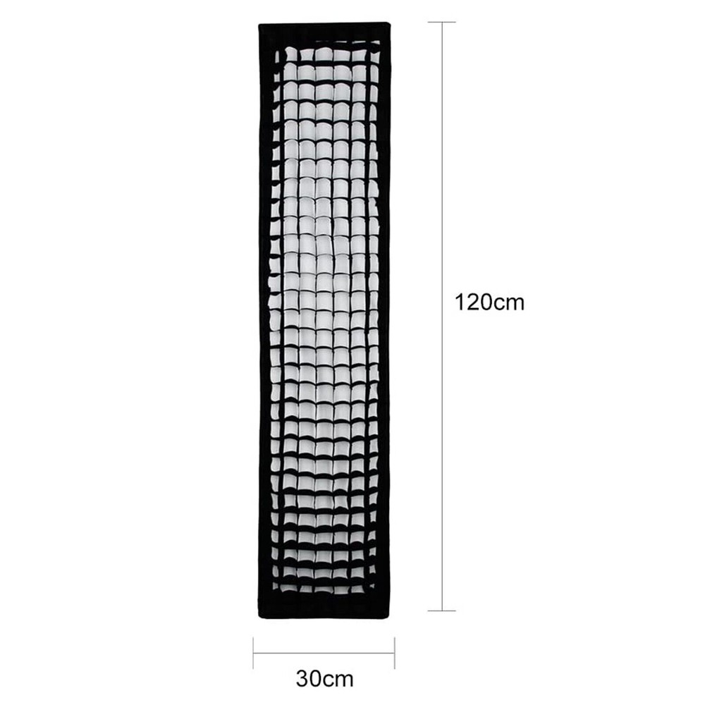 Godox 35x160cm Rectangle Bowens Mount Strip Softbox + Grid For Strobe Flash Head