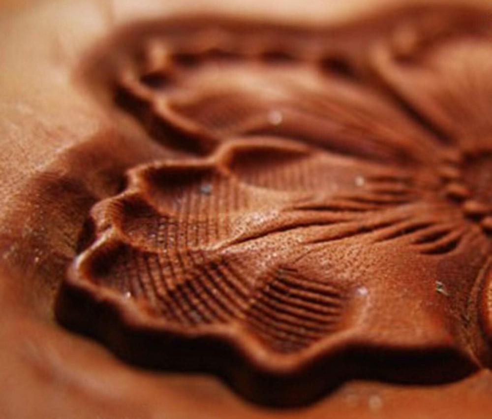 5cm Flower pattern leather working tools carving punches stamp craft NO.3