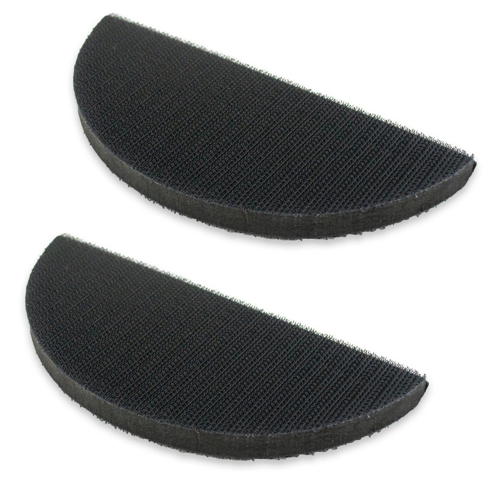 6" Half Moon Hand Sanding Pad - Hook and Loop (2 Pack)