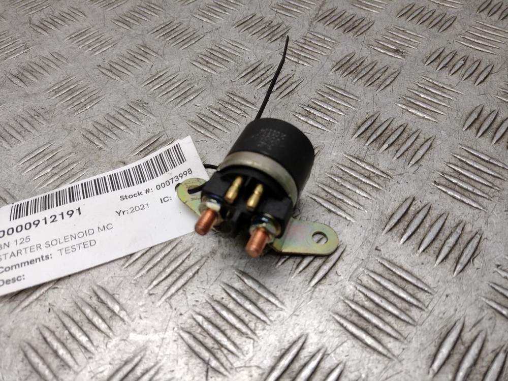2021 BENELLI BN 125 125 E5 Starter Solenoid
