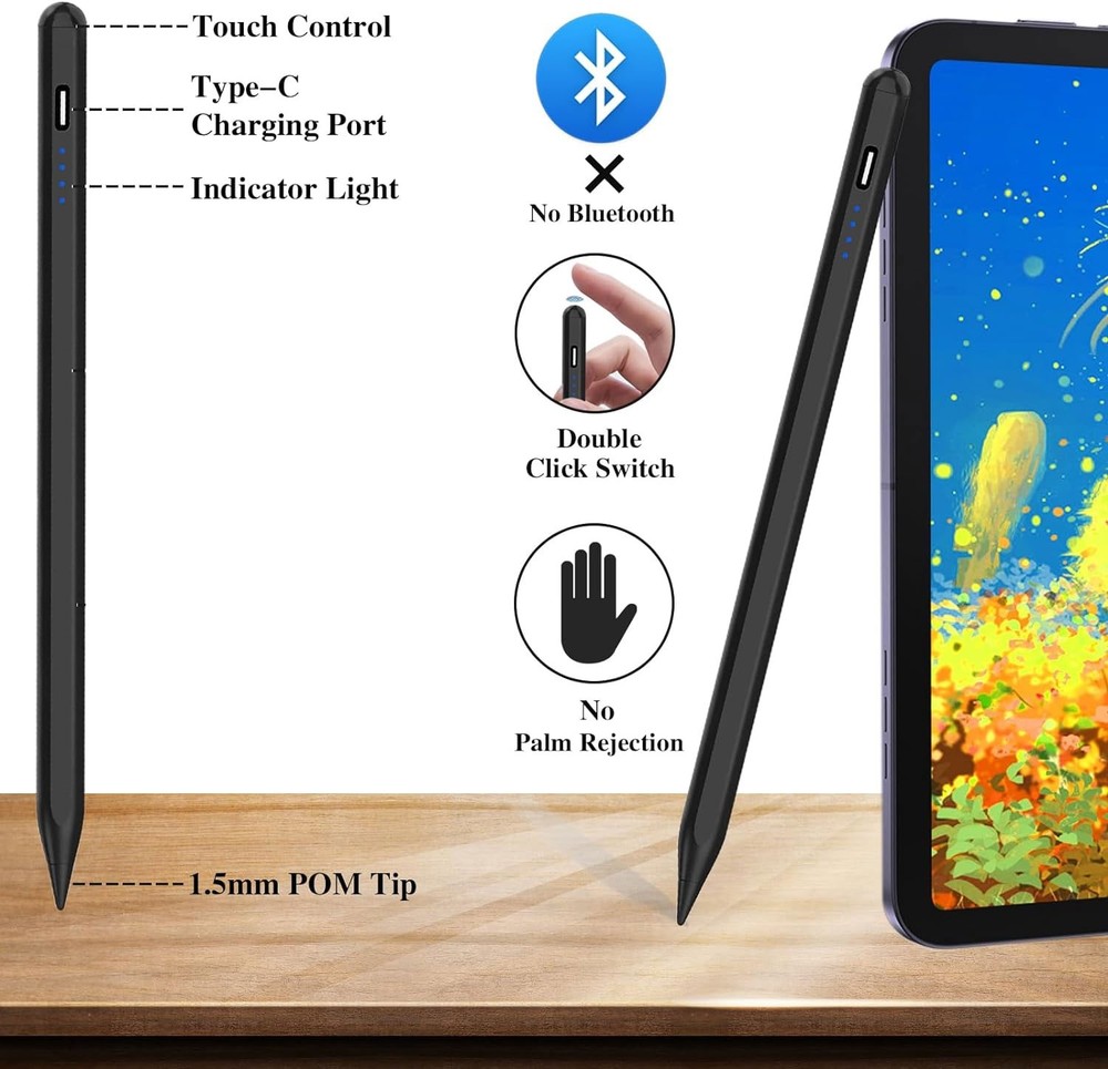 For iPhone 17/Pro/Max/Air - Active Stylus Pen Digital Capacitive Touch