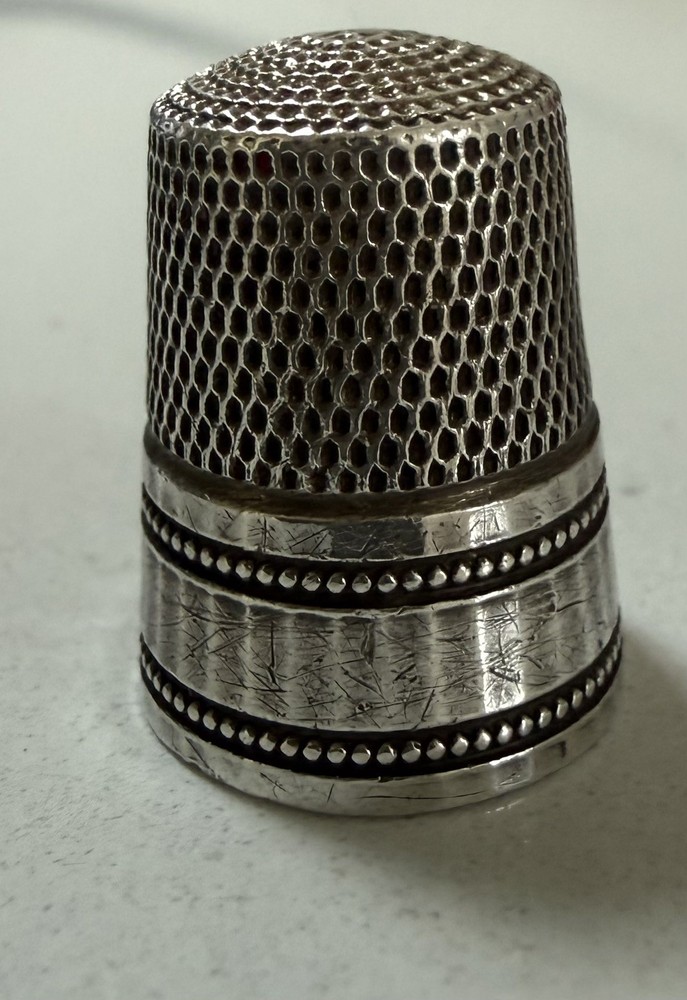 Sterling Silver Sewing Thimble size 11
