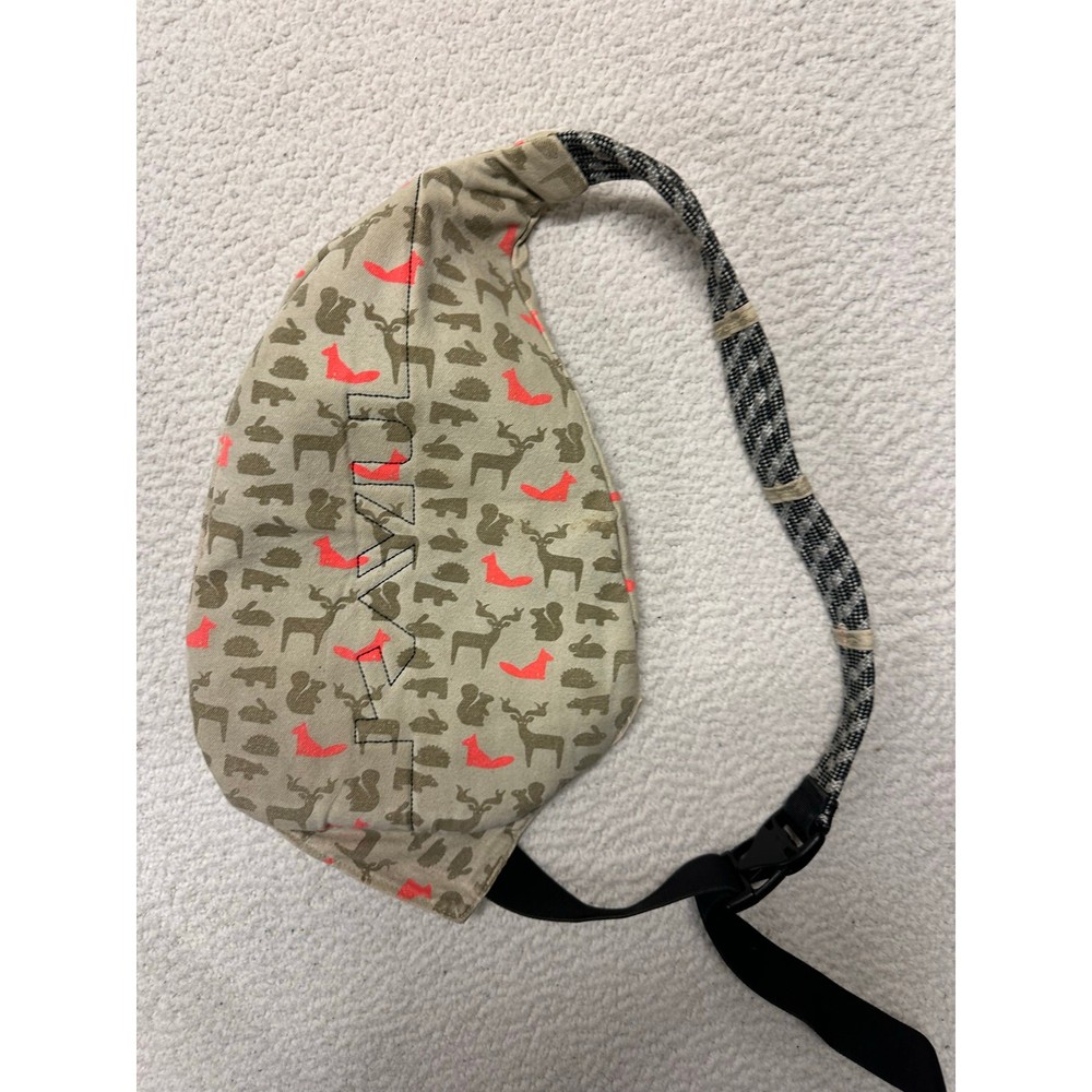 Kavu Animal Print Rope Sling Backpack