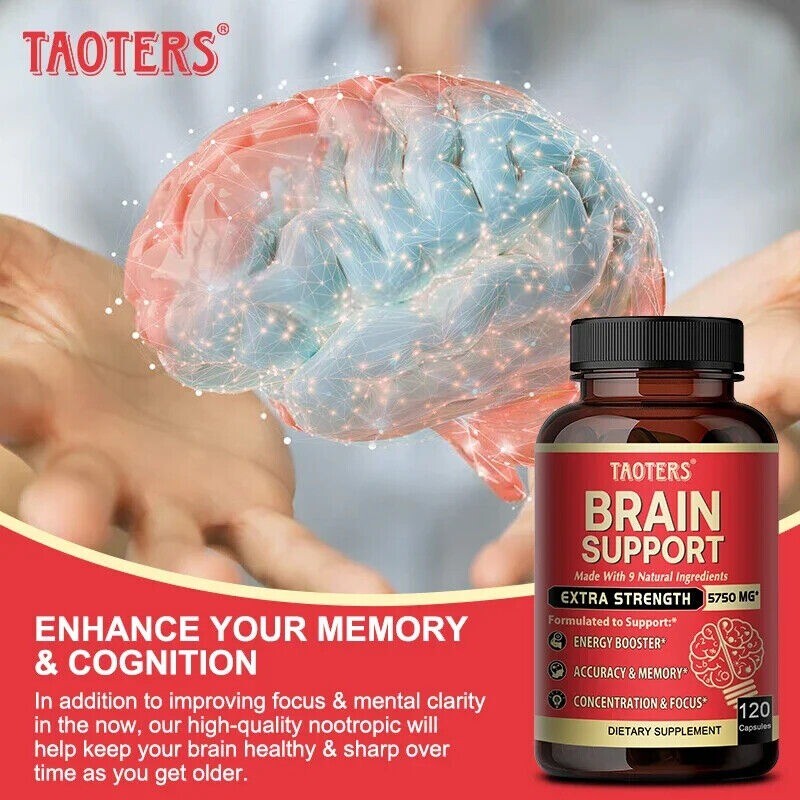 Balanced Mind Brain Booster Supplement, Support Memory and Focus