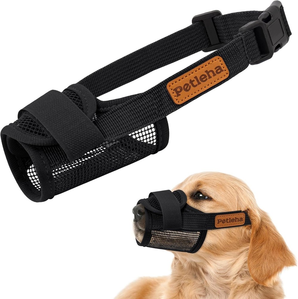 Soft Dog Muzzle Breathable Mesh Muzzle Small Medium Large Sized Dog Mouth Cover