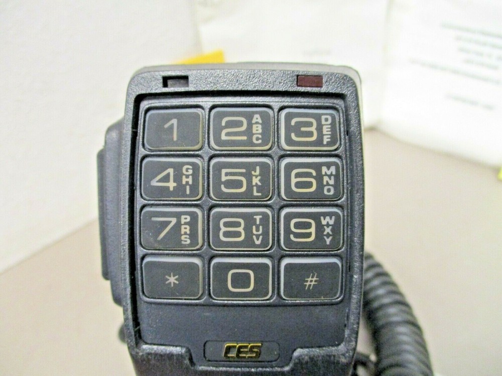 CES 805 DTMF Keypad Heavy Duty Programmable Microphone 4-Pin WPI Round Plug