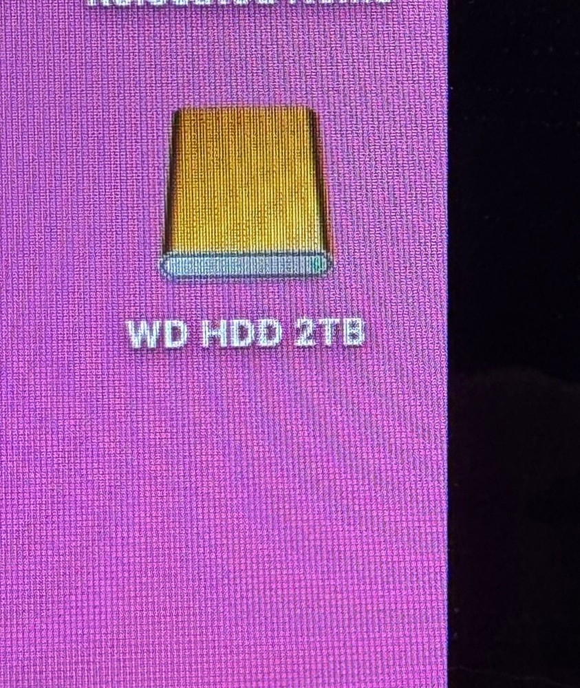 Western Digital My Book 2TB External Hard Drive Mac Formatted TESTED WORKING