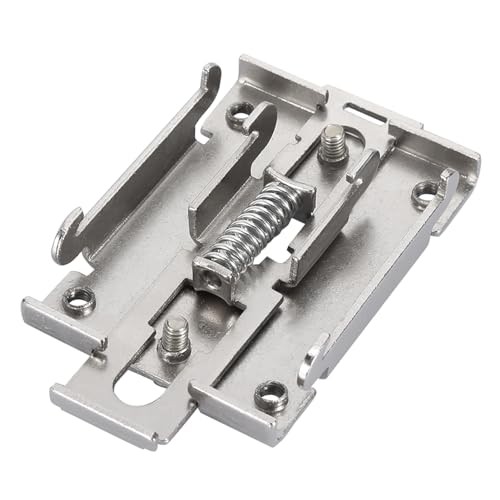 DIN Rail Mounting Bracket, 1.4in DIN Rail Mount Adapter, Single Phase Solid