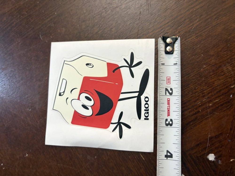 IGLOO Cooler Sticker 3x3