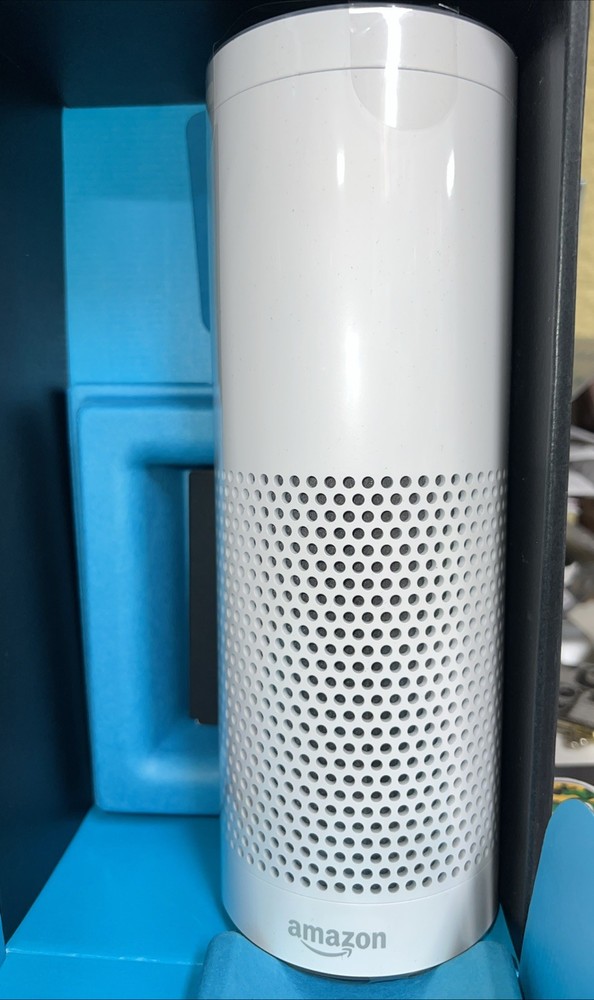 Amazon Echo Plus (1st Generation) Smart Assistant - White New With Open Box