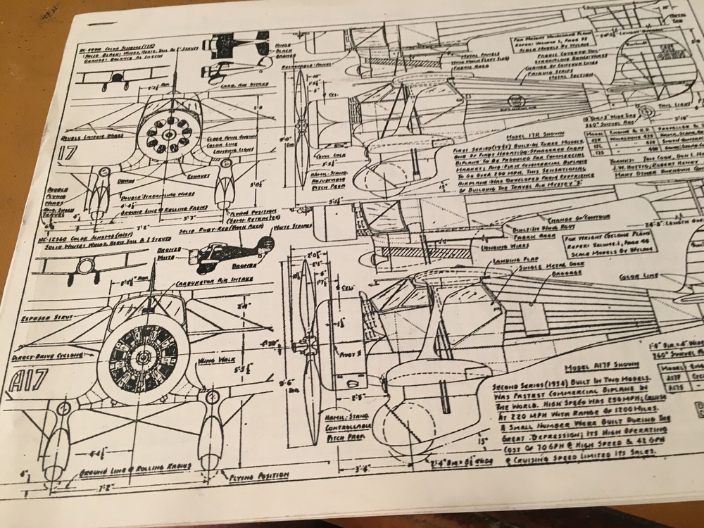 Beechcraft G17S Service Manul. aka Staggerwing