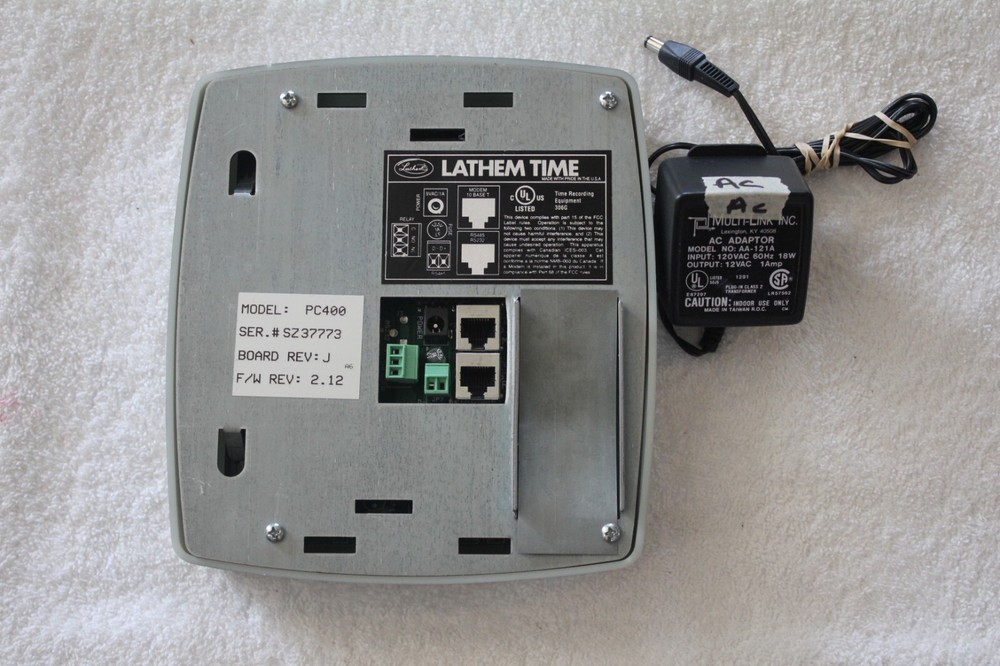 Lathem PC400 PayClock Time Clock 22sep #C