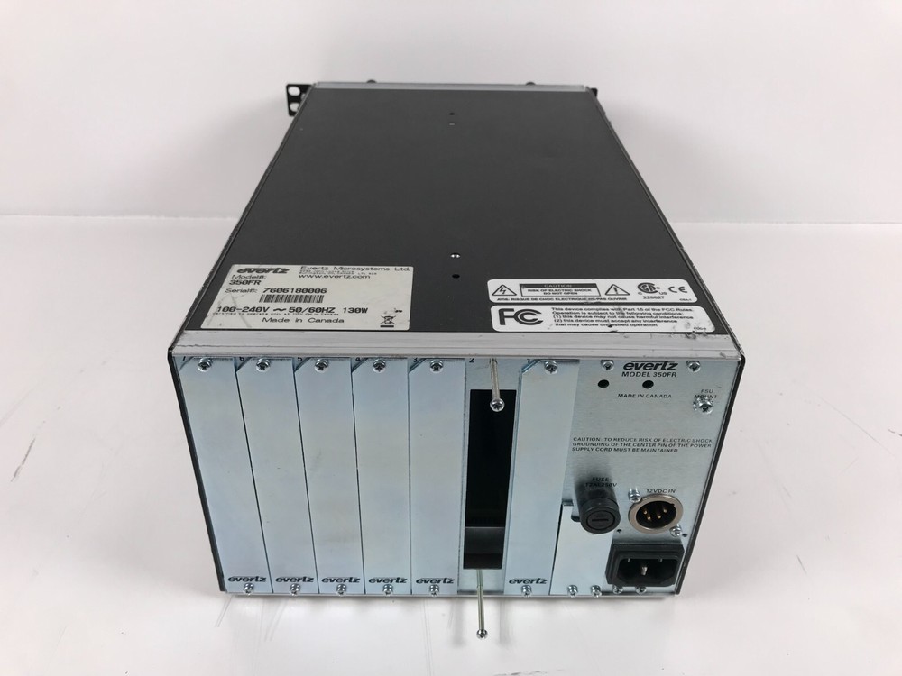 Evertz Model 350FR Multiframe 3U