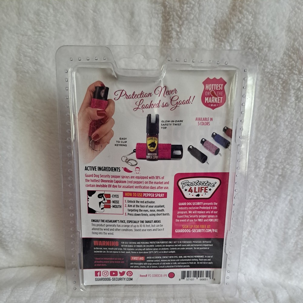 Pepper Spray Keychain 1/2oz