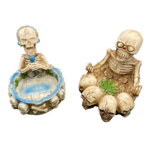 SMALL CLAY ASHTRAY SET – Assorted Designs | 2CT | FREE SHIPPING