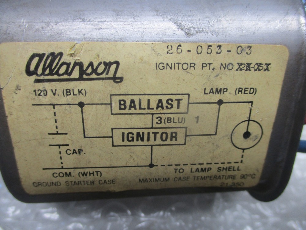 ALLANSON 26-053-03 IGNITOR UNMP