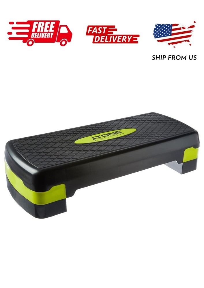 Tone Fitness Compact Aerobic Step Platform | Exercise Step
