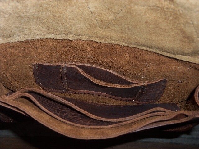 LEATHER MUZZLELOADER POSSIBLES POUCH BAG