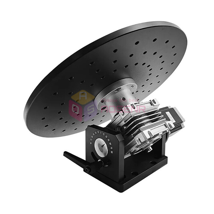 Electric 360° Rotary Turntable Precision Rotating Platform 300mm Workbench