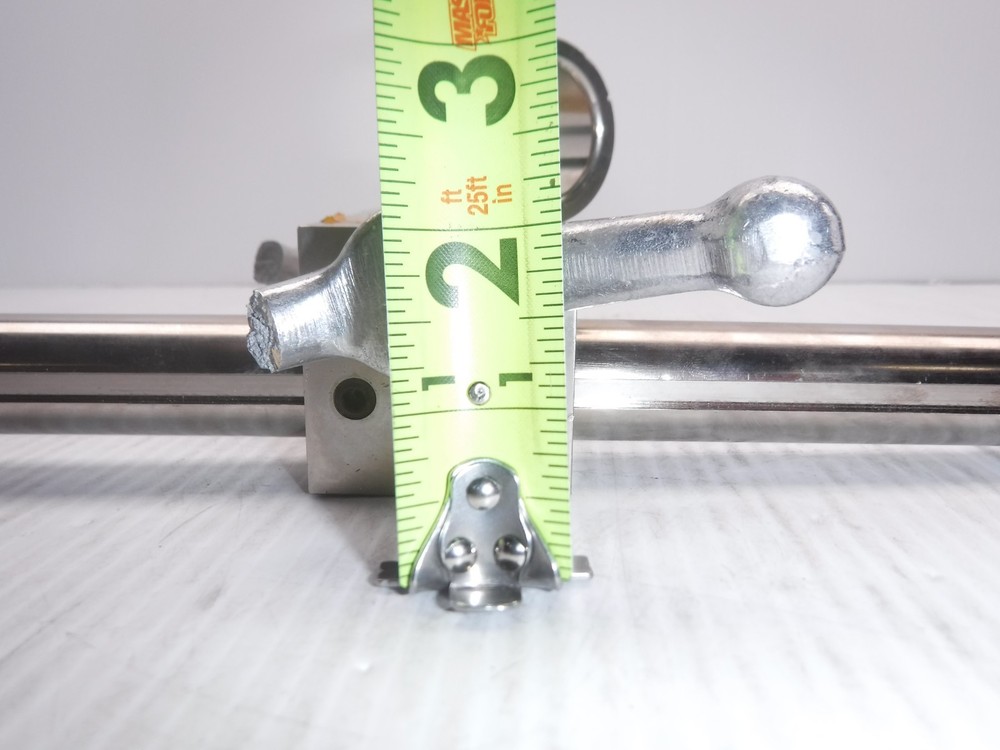 Unbranded Horizontal Microscope Head Mount w/ Two ** Broken ** Jergens Handles