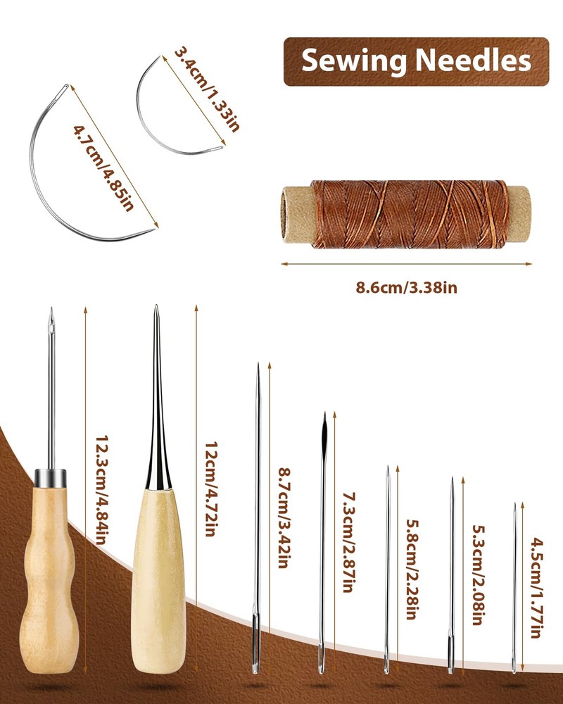 PLANTIONAL Leather Working Tools for Beginners: Professional Craft...