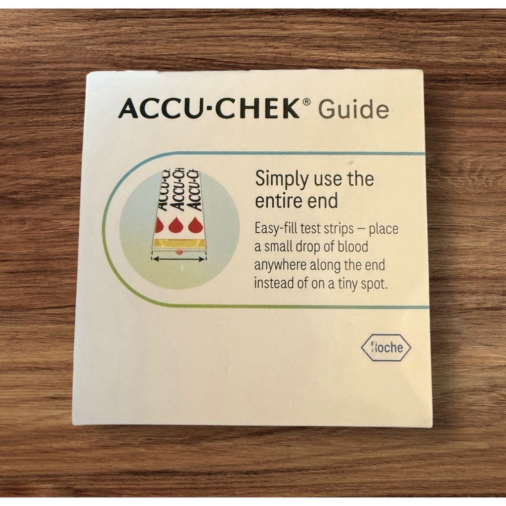 Accu-Chek Guide Test Strips Diabetic Blood Glucose Testing 50ct