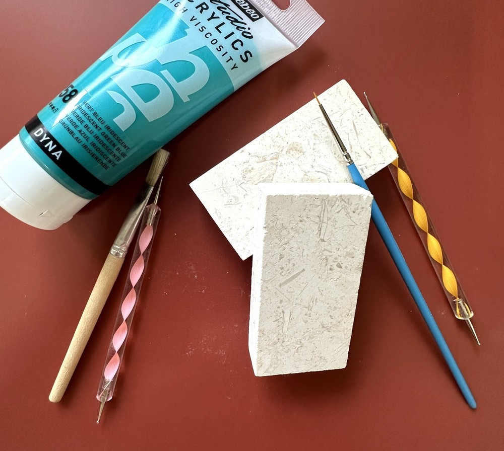 Plain Authentic Jerusalem Limestone Stone 3*3 in